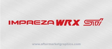 Subaru Impreza WRX STi Decals - Pair (2 pieces)